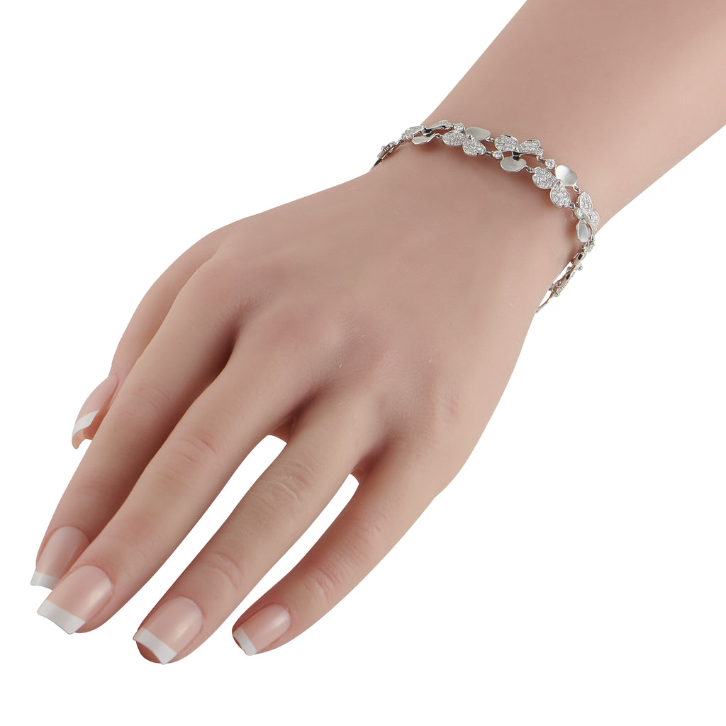 Tiffany & Co. Paper Flowers Platinum 4.26ct Diamond Bracelet