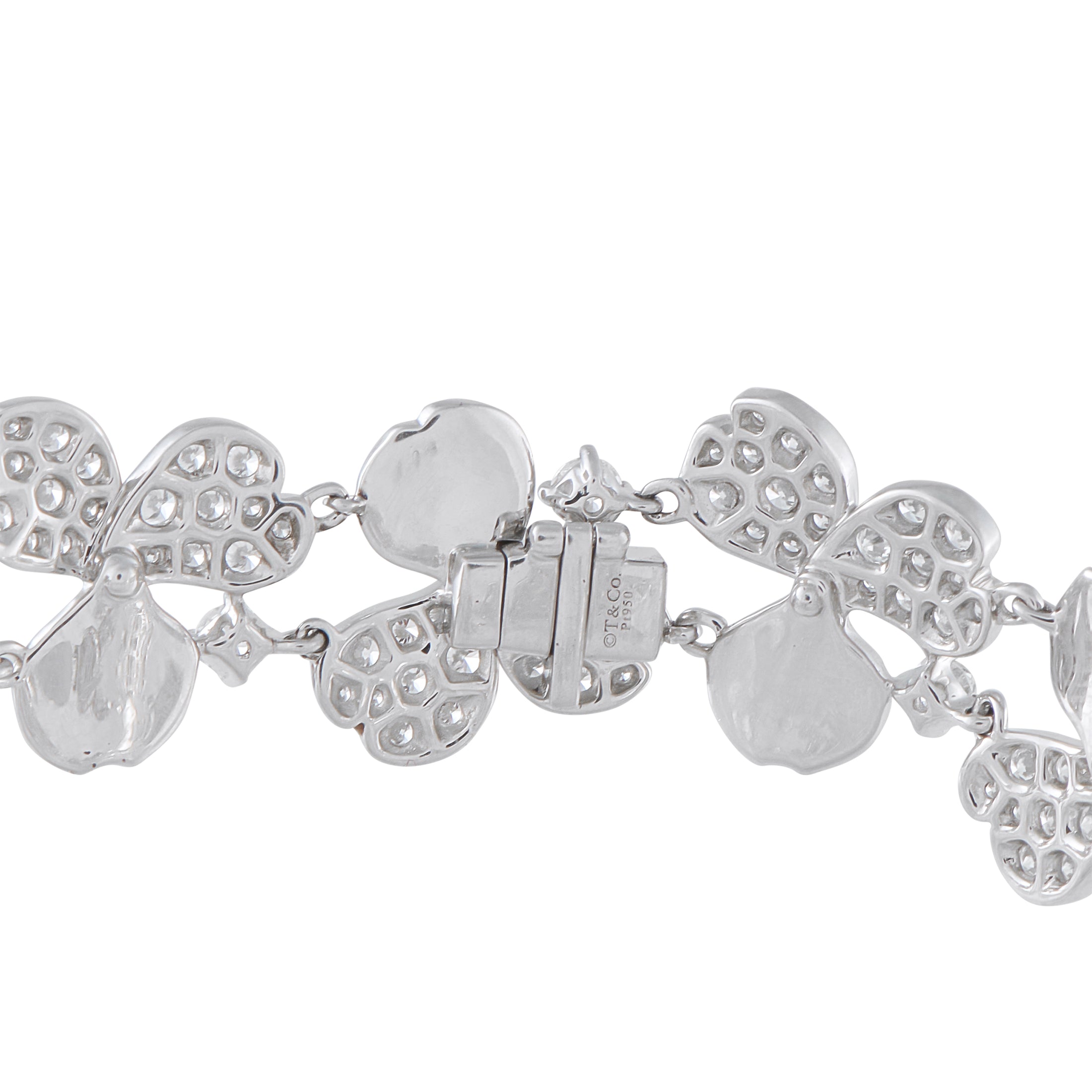 Tiffany & Co. Paper Flowers Platinum 4.26ct Diamond Bracelet