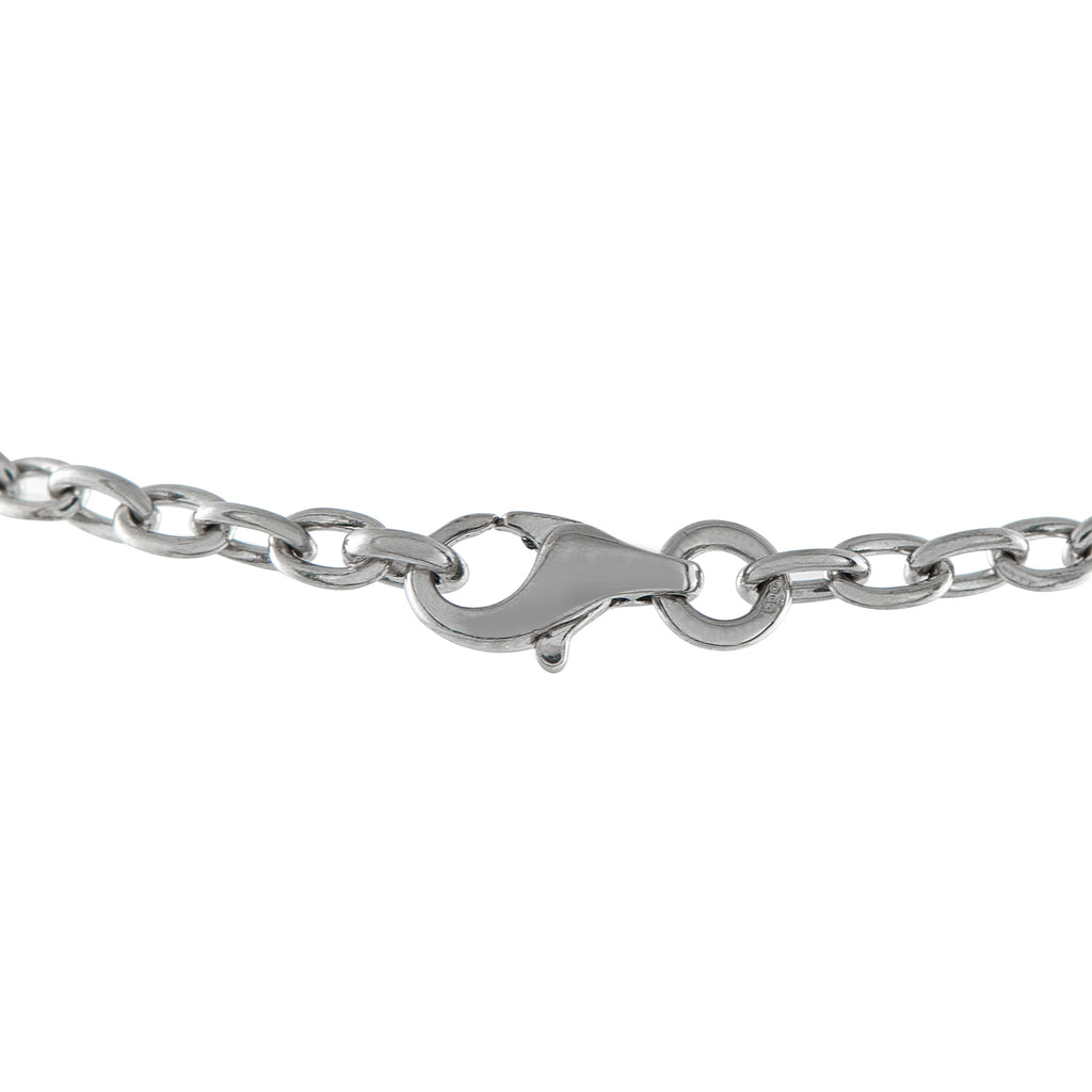 Tiffany & Co. Platinum Diamond Heart Charm Bracelet