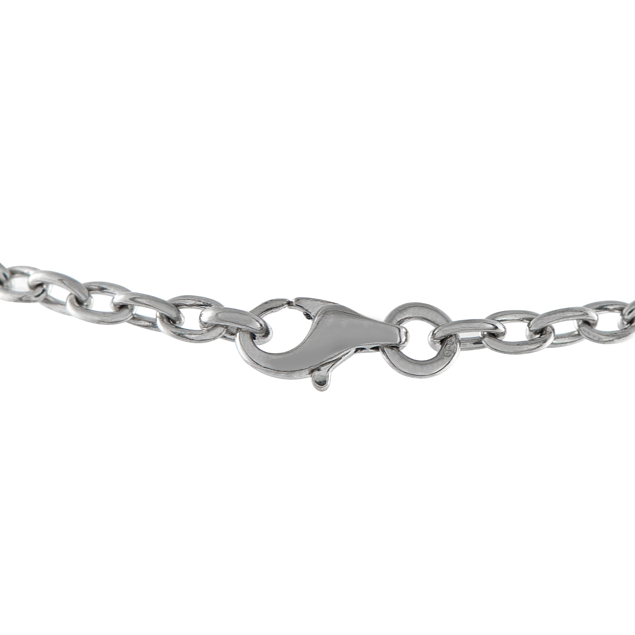 Tiffany & Co. Platinum Diamond Heart Charm Bracelet