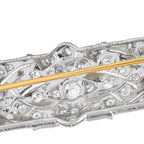 Tiffany & CO. Platinum 1.50ct Diamond Art Deco Brooch