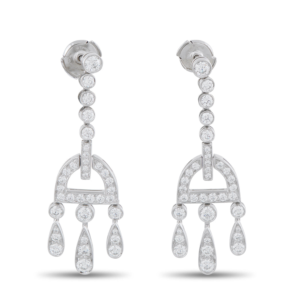 Tiffany & Co. Legacy Platinum 2.38ct Diamond Earrings