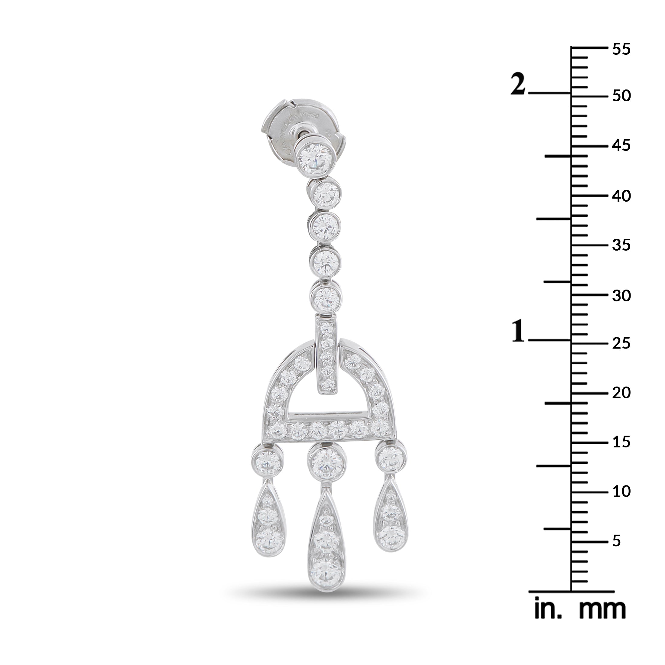 Tiffany & Co. Legacy Platinum 2.38ct Diamond Earrings