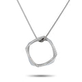 Tiffany & CO. Frank Gehry Platinum 0.60ct Diamond Torque Necklace