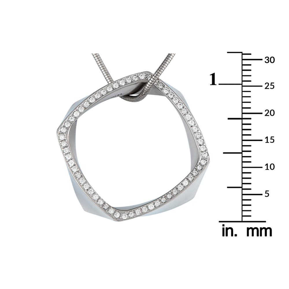 Tiffany & Co. Frank Gehry Platinum 0.60ct Diamond Torque
