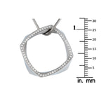 Tiffany & CO. Frank Gehry Platinum 0.60ct Diamond Torque Necklace