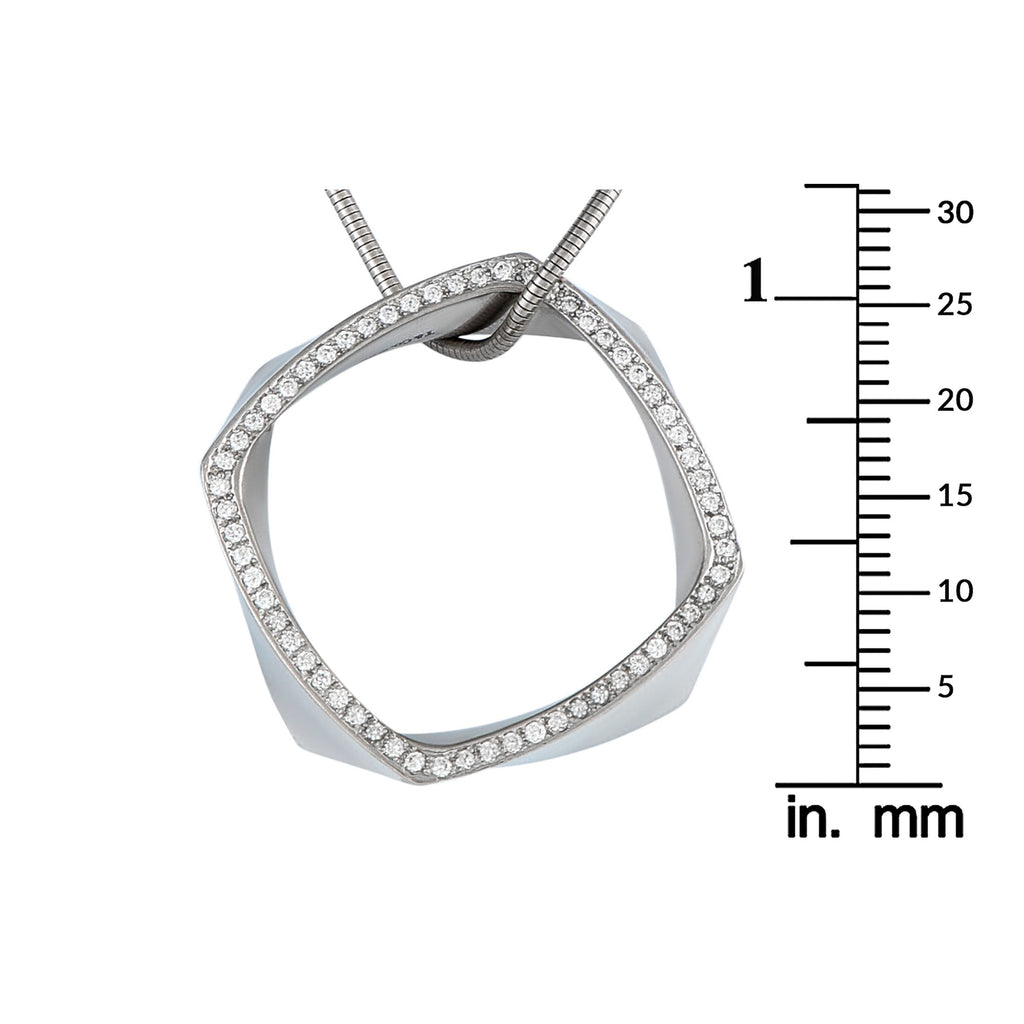 Tiffany & Co. Frank Gehry Platinum Diamond Torque Necklace