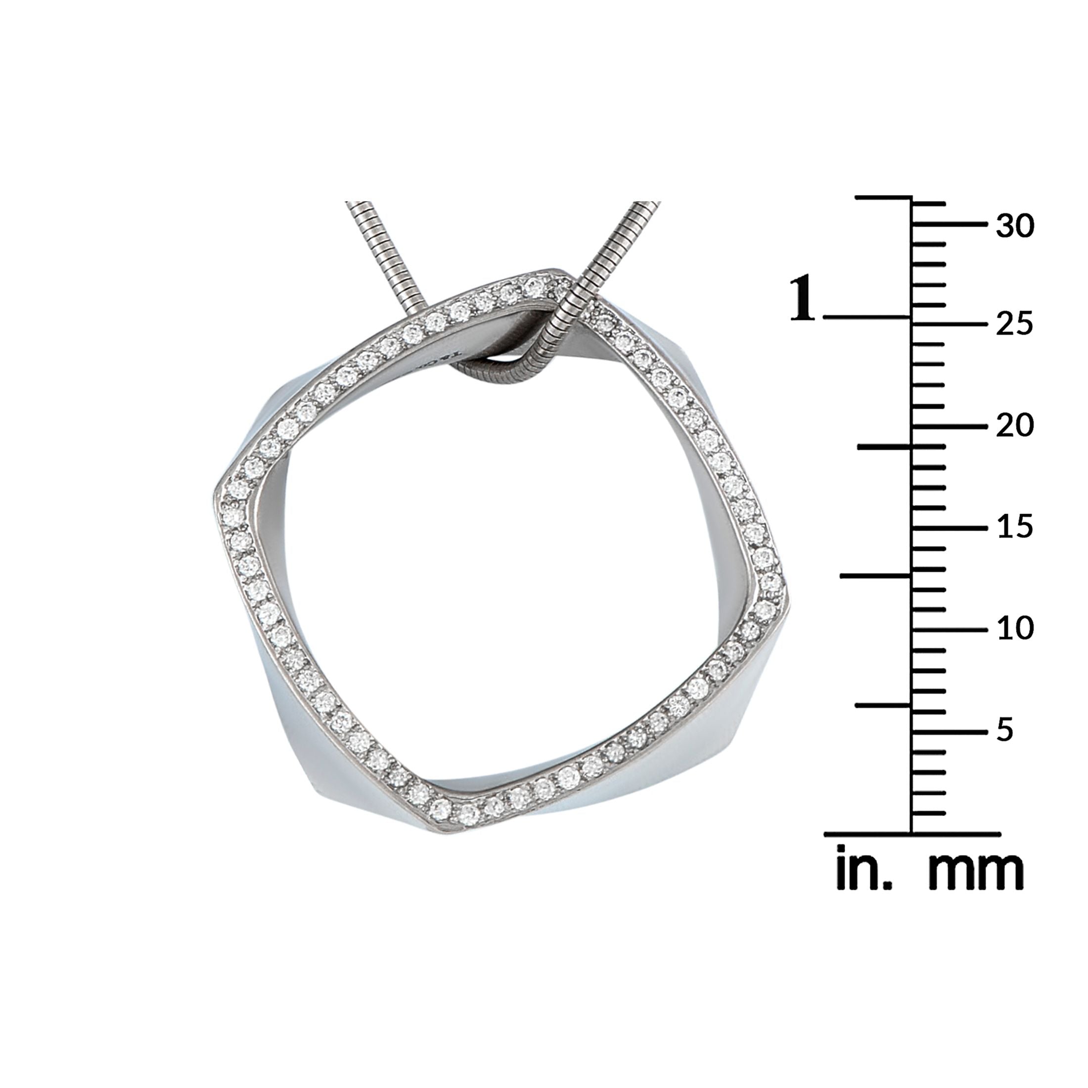 Tiffany & Co. Frank Gehry Platinum Diamond Torque Necklace