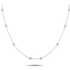 Tiffany & Co. Elsa Peretti Diamonds by the Yard Platinum 1.20ct Diamond Necklace