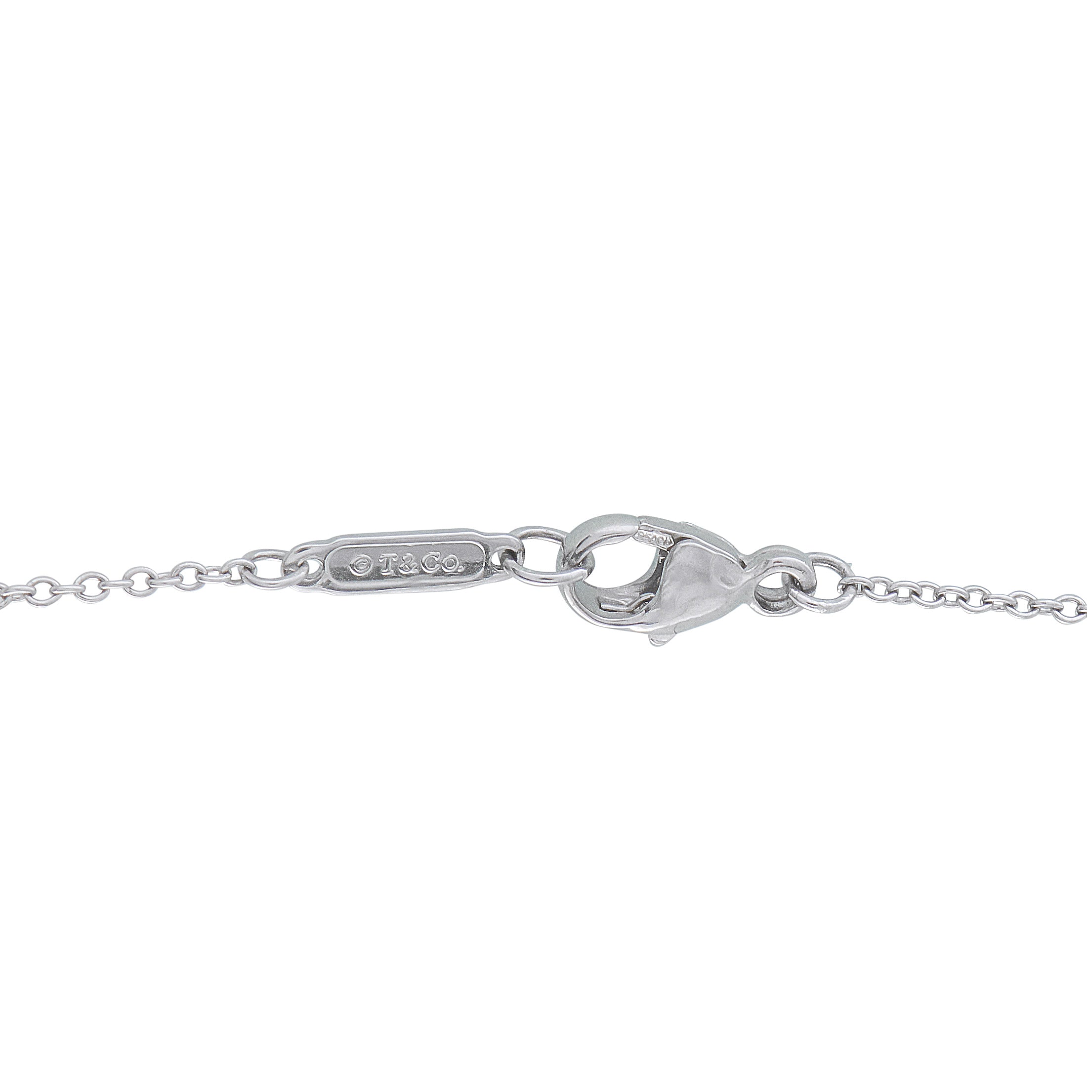 Tiffany & Co. Elsa Peretti Diamonds by the Yard Platinum 1.20ct Diamond Necklace