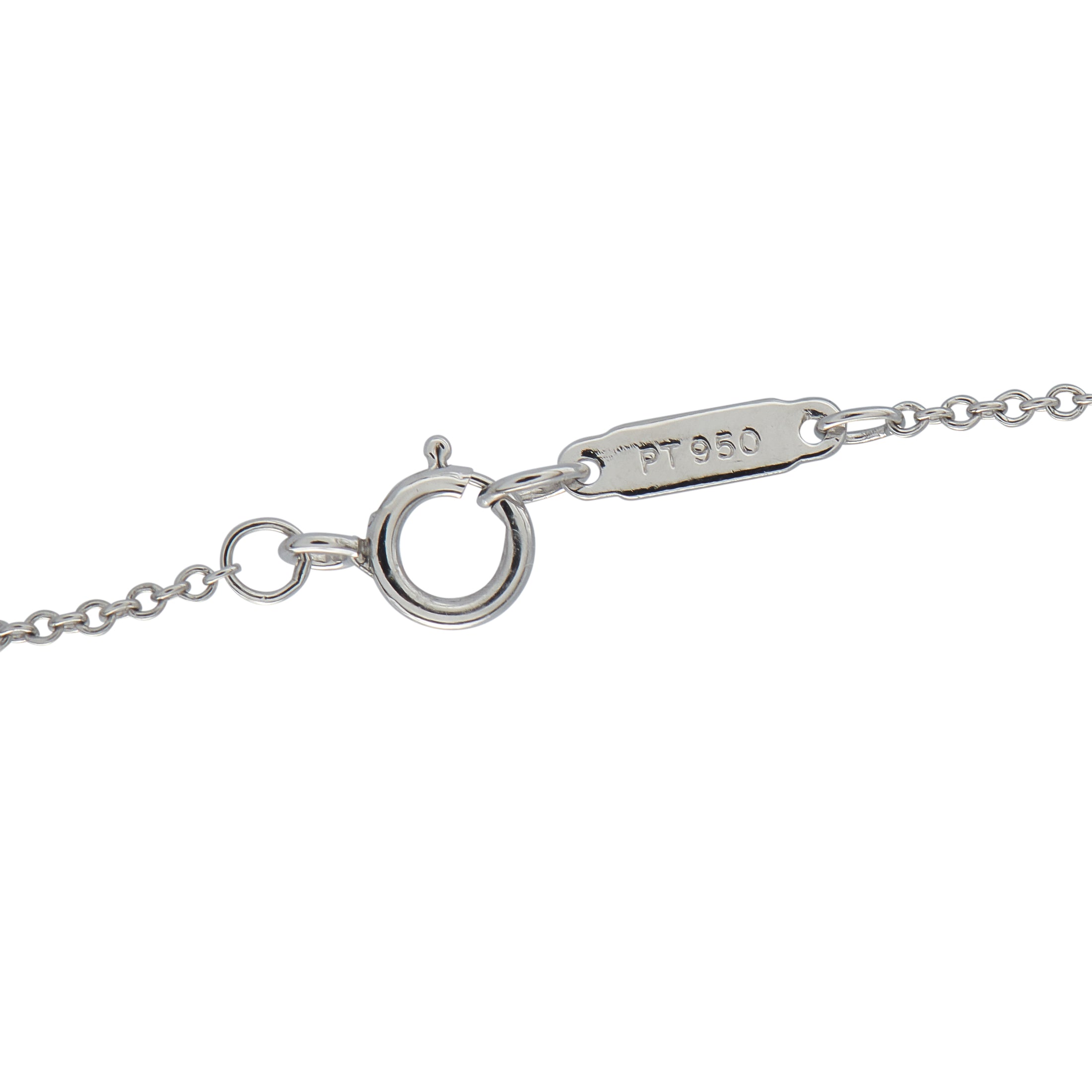 TIFFANY & CO. Tiffany & Co. Platinum 1.0ct Diamond Open Circle Pendant