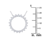 TIFFANY & CO. Tiffany & Co. Platinum 1.0ct Diamond Open Circle Pendant
