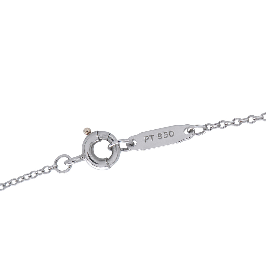Tiffany & Co. Voile Platinum 0.30ct Diamond Bar Necklace
