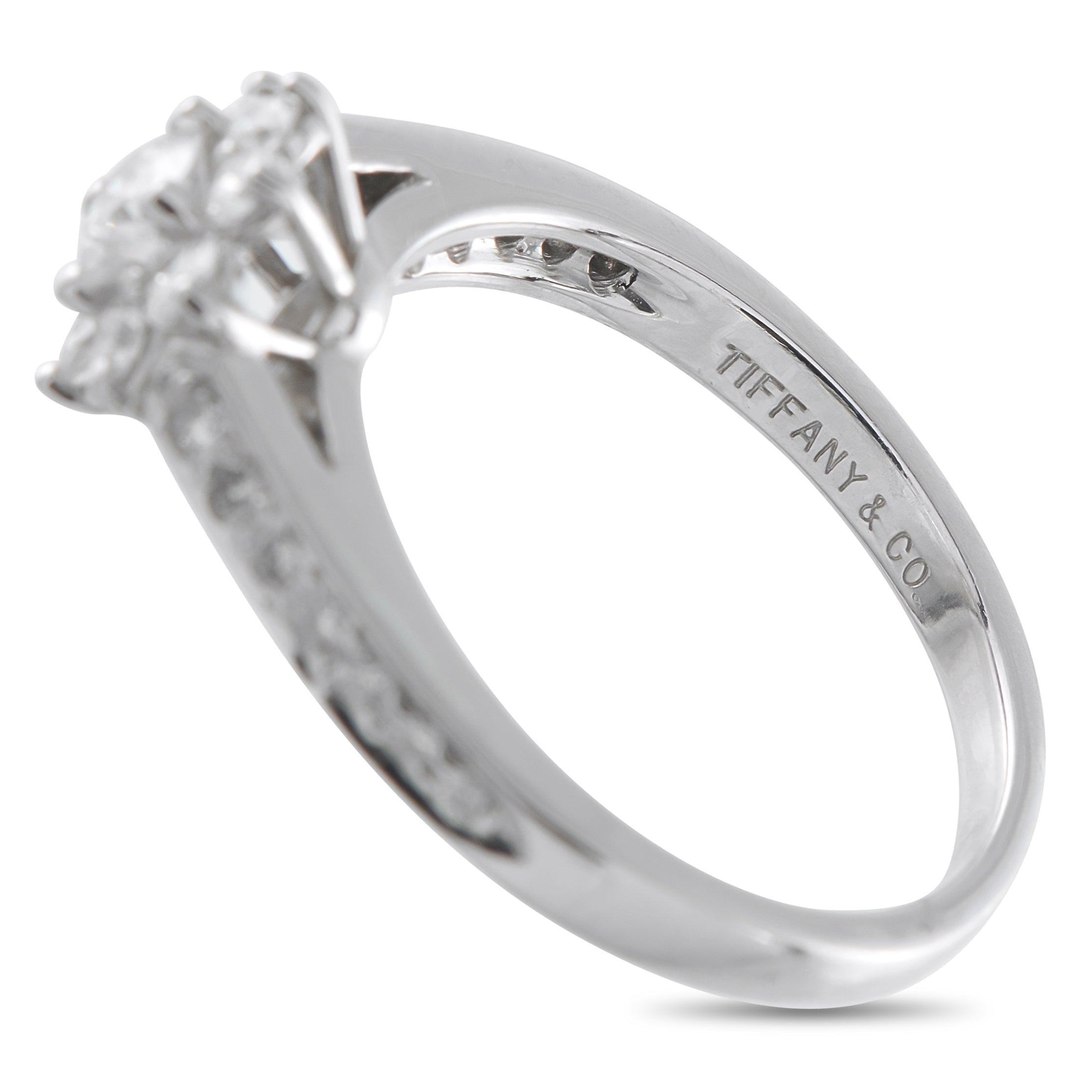 TIFFANY & CO. Tiffany & Co. Platinum 0.50ct Diamond Cocktail Ring