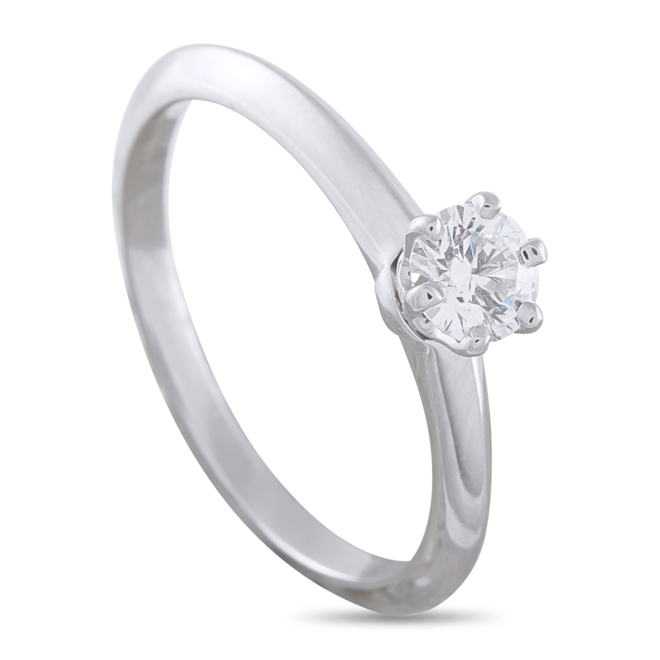 TIFFANY & CO. Tiffany & Co. Platinum 0.31ct Diamond Solitaire Ring