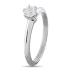 TIFFANY & CO. Tiffany & Co. Platinum 0.31ct Diamond Solitaire Ring