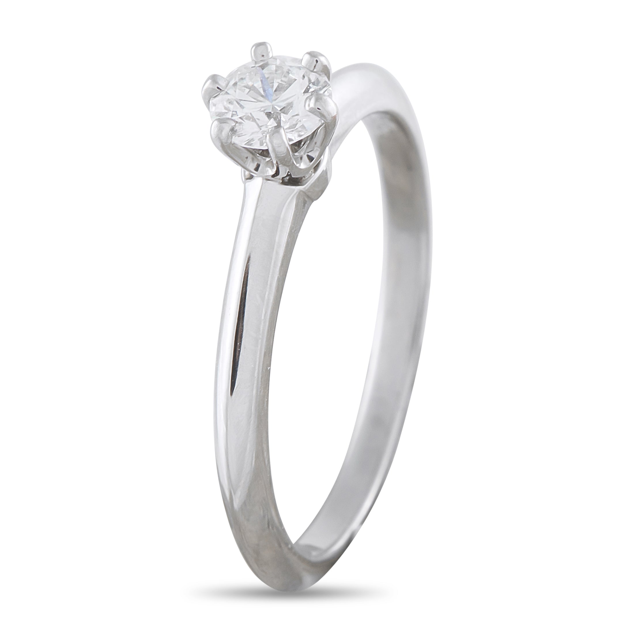 TIFFANY & CO. Tiffany & Co. Platinum 0.31ct Diamond Solitaire Ring