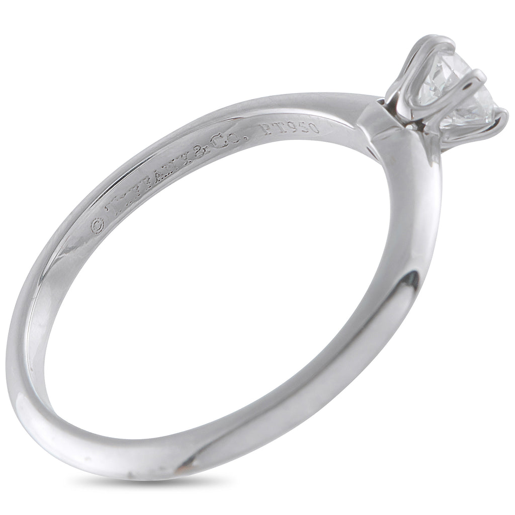 TIFFANY & CO. Tiffany & Co. Platinum 0.31ct Diamond Solitaire Ring
