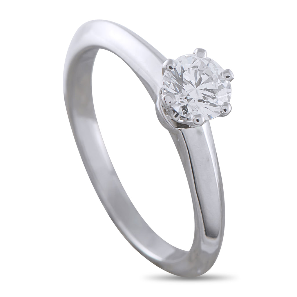TIFFANY & CO. Tiffany & Co. Platinum 0.38ct Diamond Solitaire Engagement Ring
