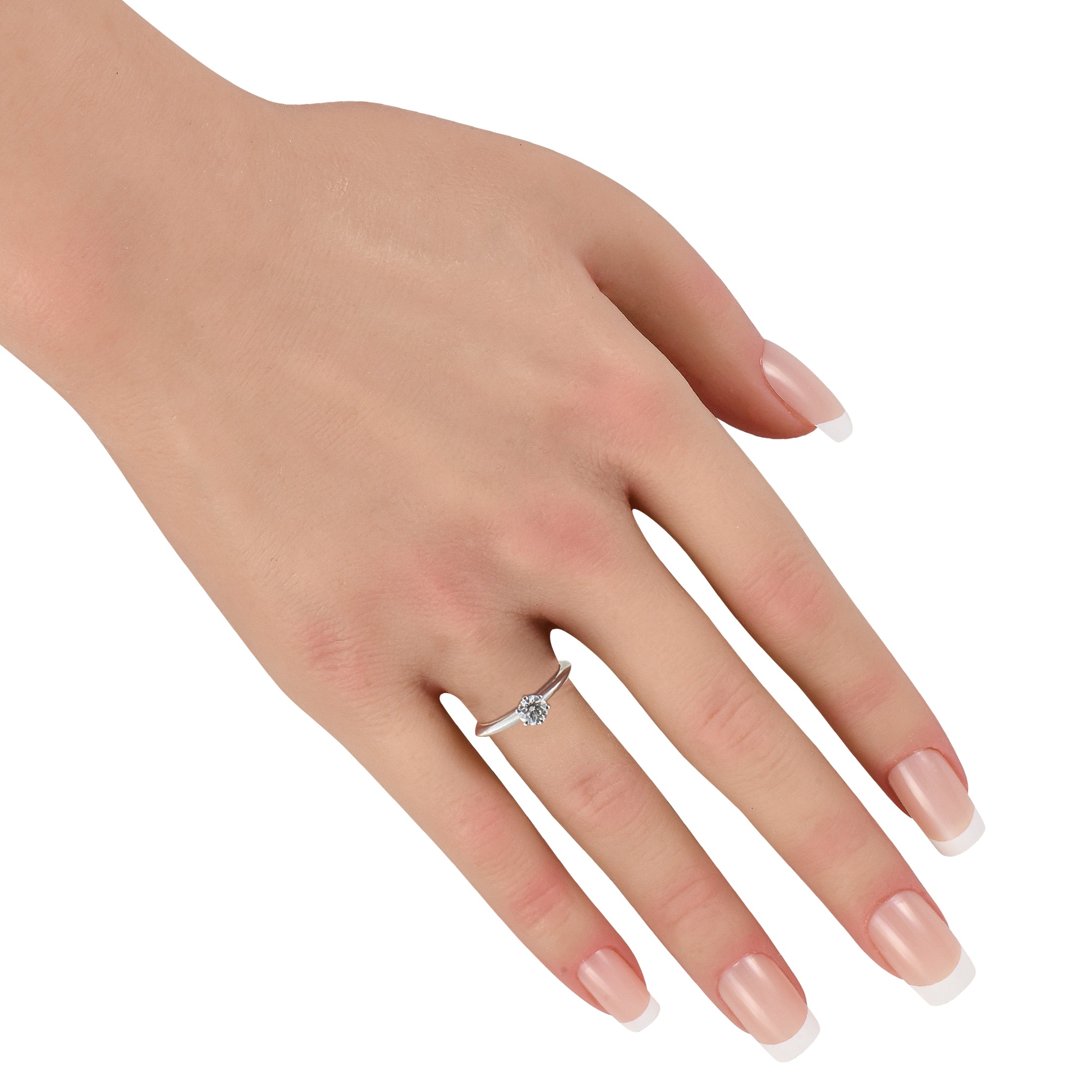 TIFFANY & CO. Tiffany & Co. Platinum 0.38ct Diamond Solitaire Engagement Ring