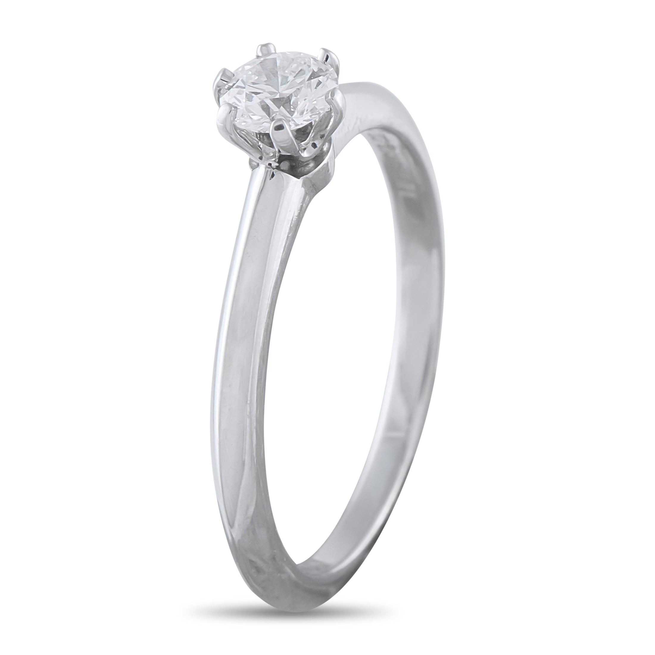 TIFFANY & CO. Tiffany & Co. Platinum 0.29ct Diamond Solitaire Engagement Ring