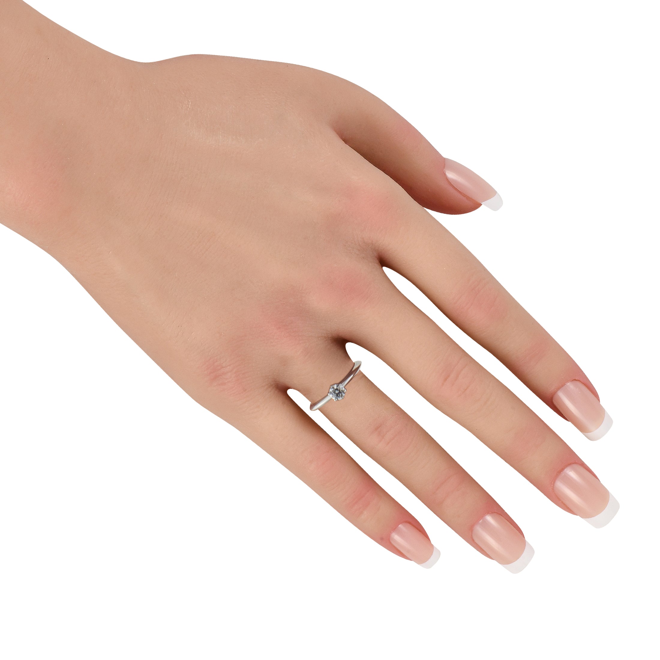 TIFFANY & CO. Tiffany & Co. Platinum 0.29ct Diamond Solitaire Engagement Ring