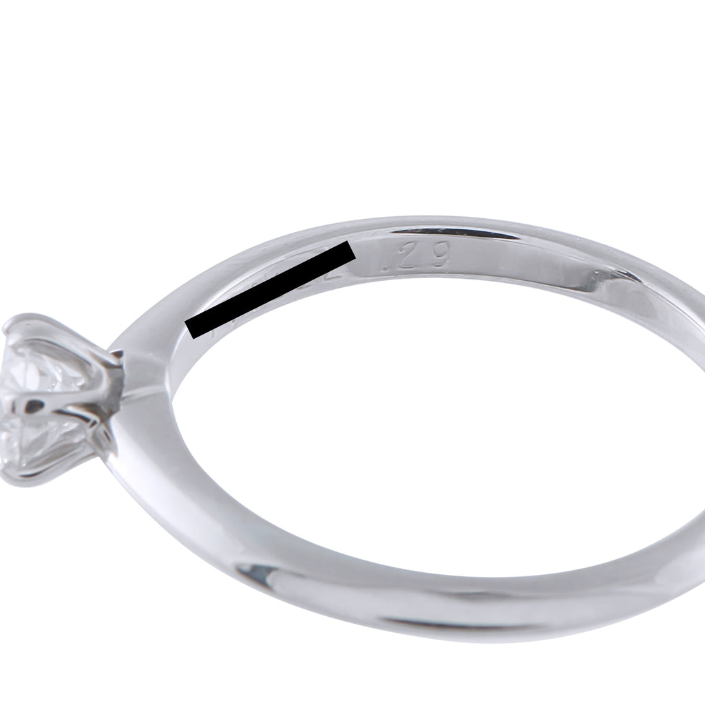 TIFFANY & CO. Tiffany & Co. Platinum 0.29ct Diamond Solitaire Engagement Ring