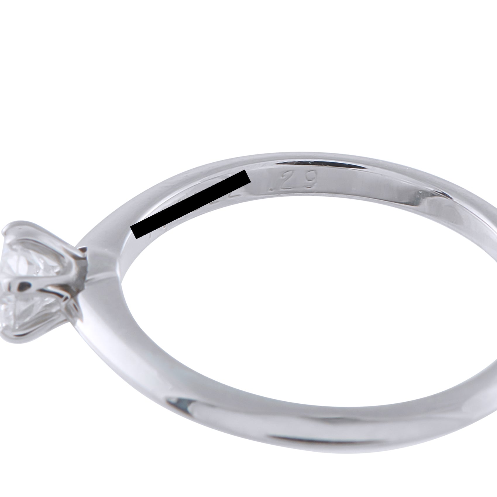 TIFFANY & CO. Tiffany & Co. Platinum 0.29ct Diamond Solitaire Engagement Ring