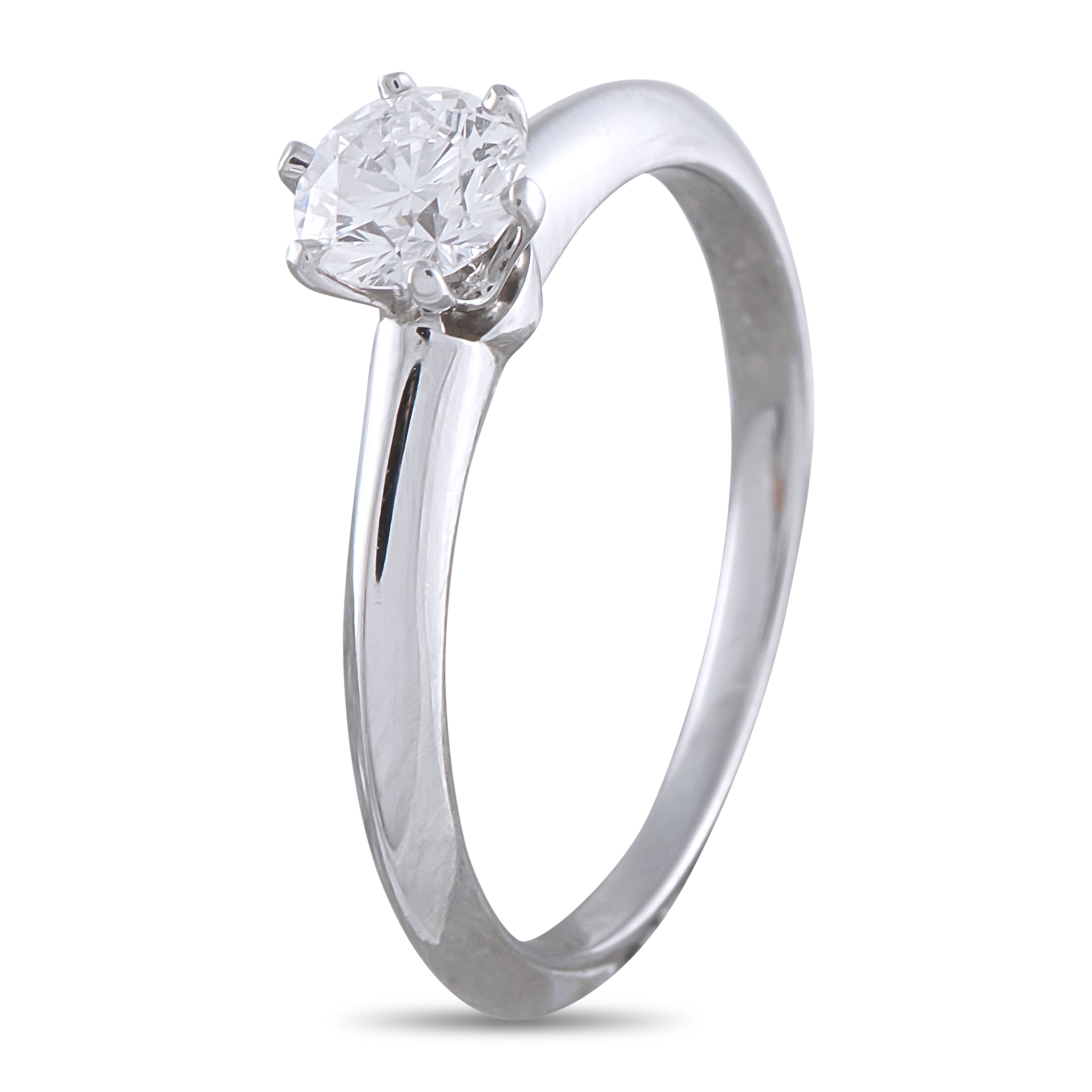 TIFFANY & CO. Tiffany & Co. Platinum 0.38ct Diamond Solitaire Ring