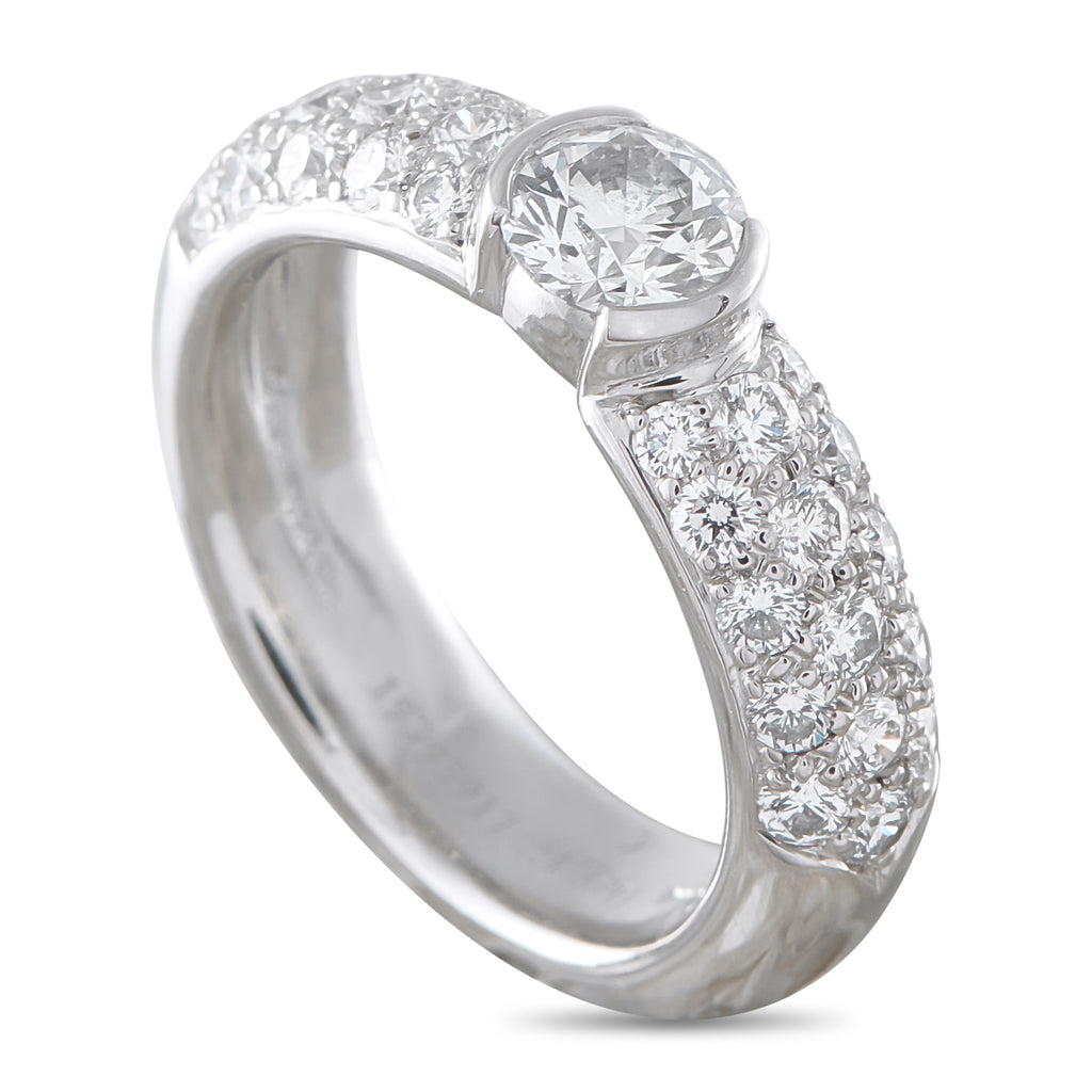 Tiffany & Co. Platinum 0.96ct Diamond Ring