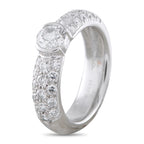 Tiffany & Co. Platinum 0.96ct Diamond Ring