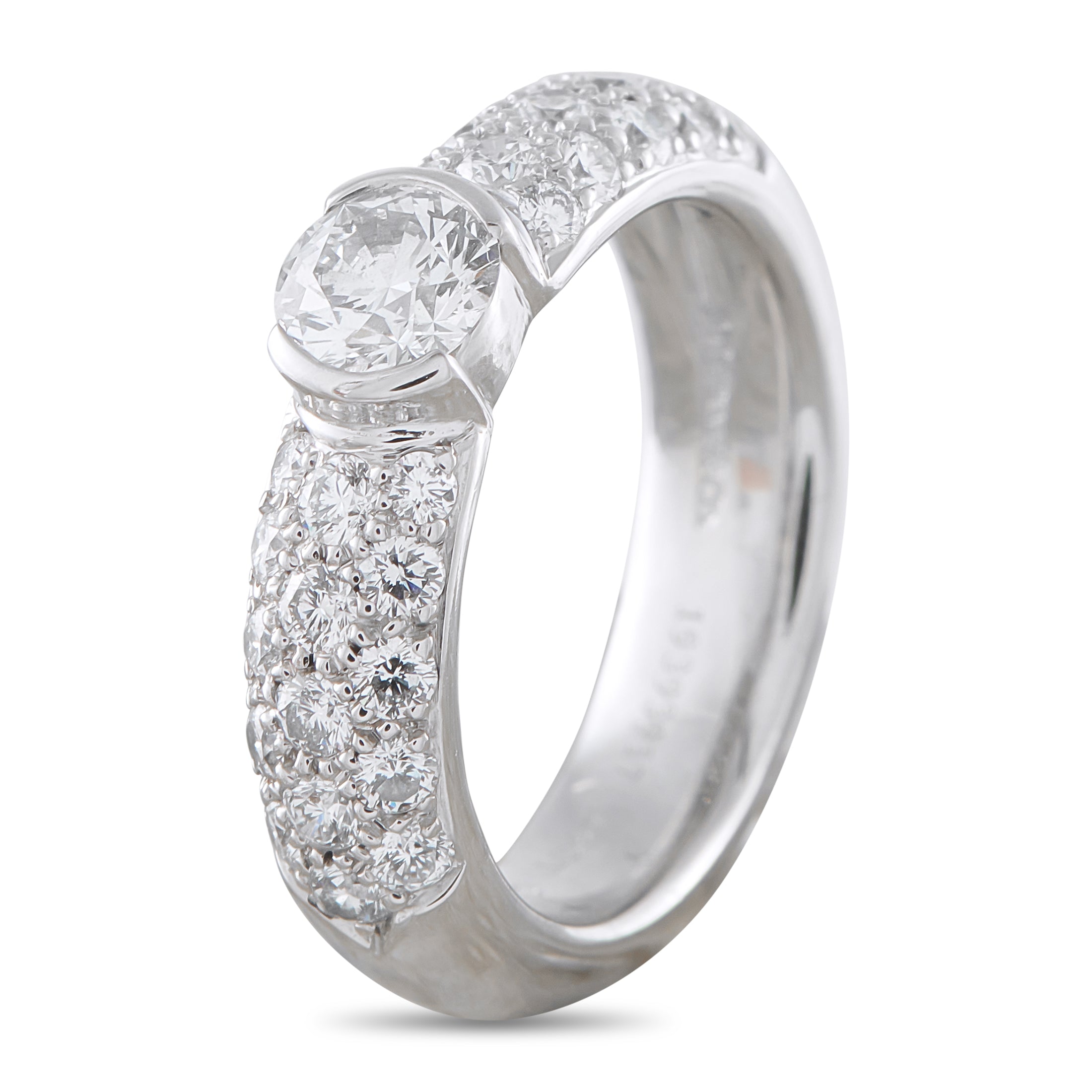 Tiffany & Co. Platinum 0.96ct Diamond Ring
