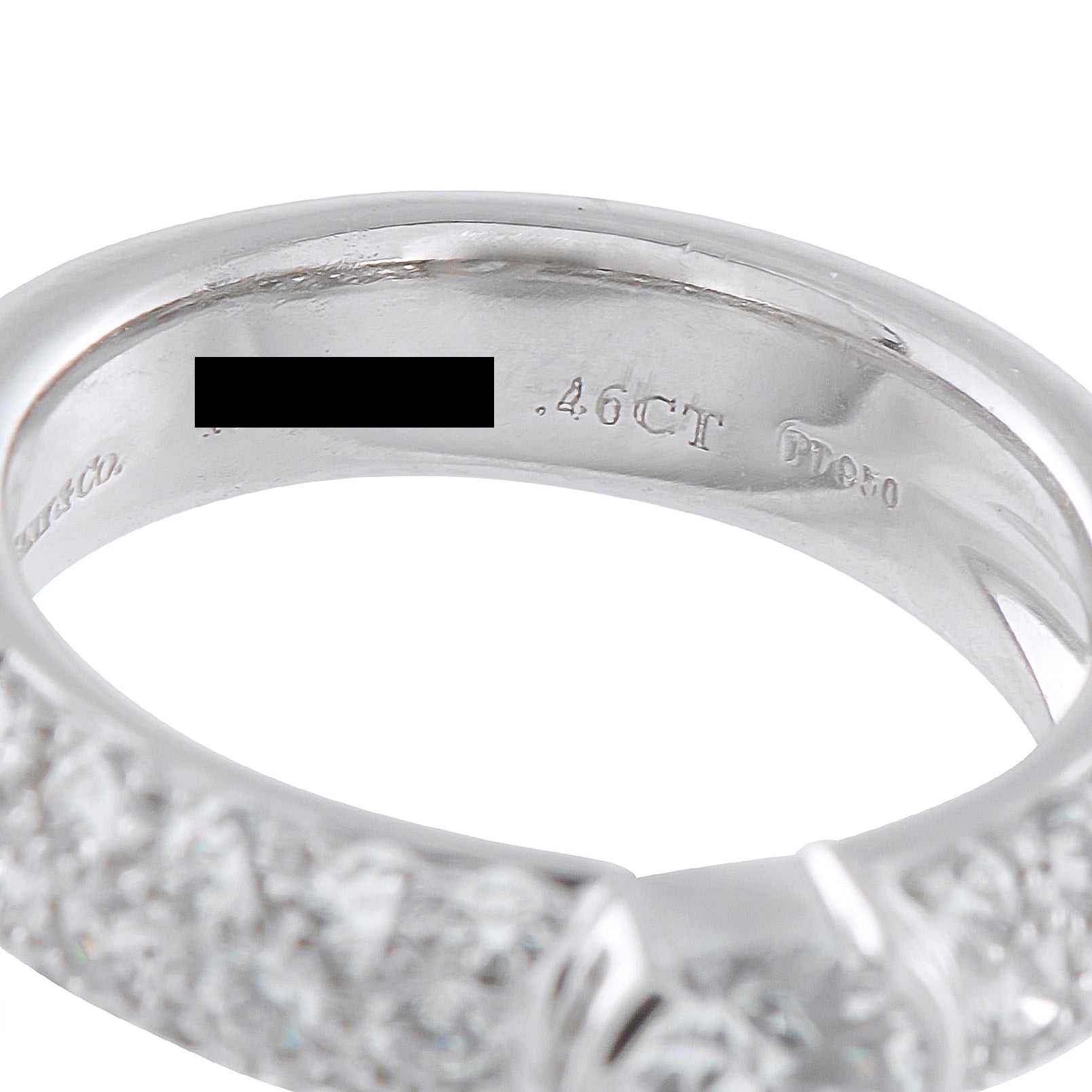 Tiffany & Co. Platinum 0.96ct Diamond Ring