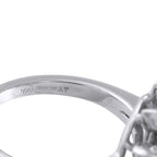 Tiffany & Co. Platinum 1.35ct Diamond and Sapphire Ring