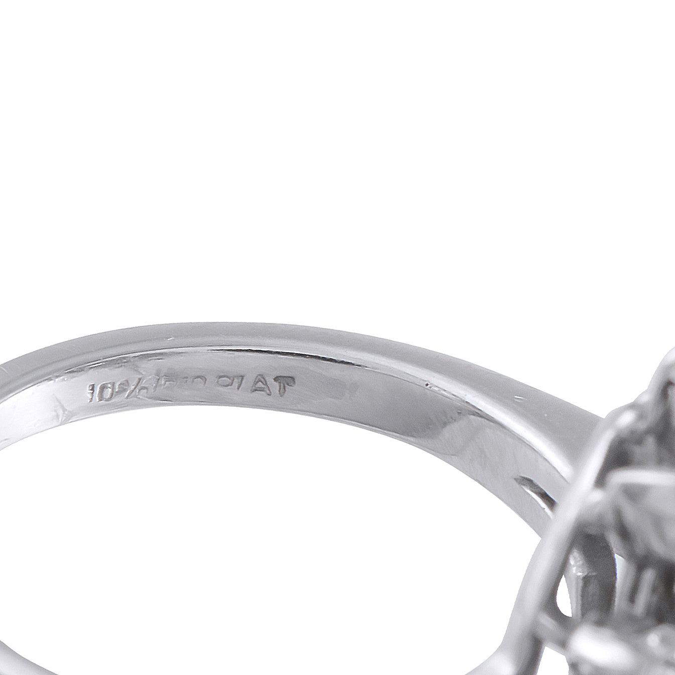 Tiffany & Co. Platinum 1.35ct Diamond and Sapphire Ring