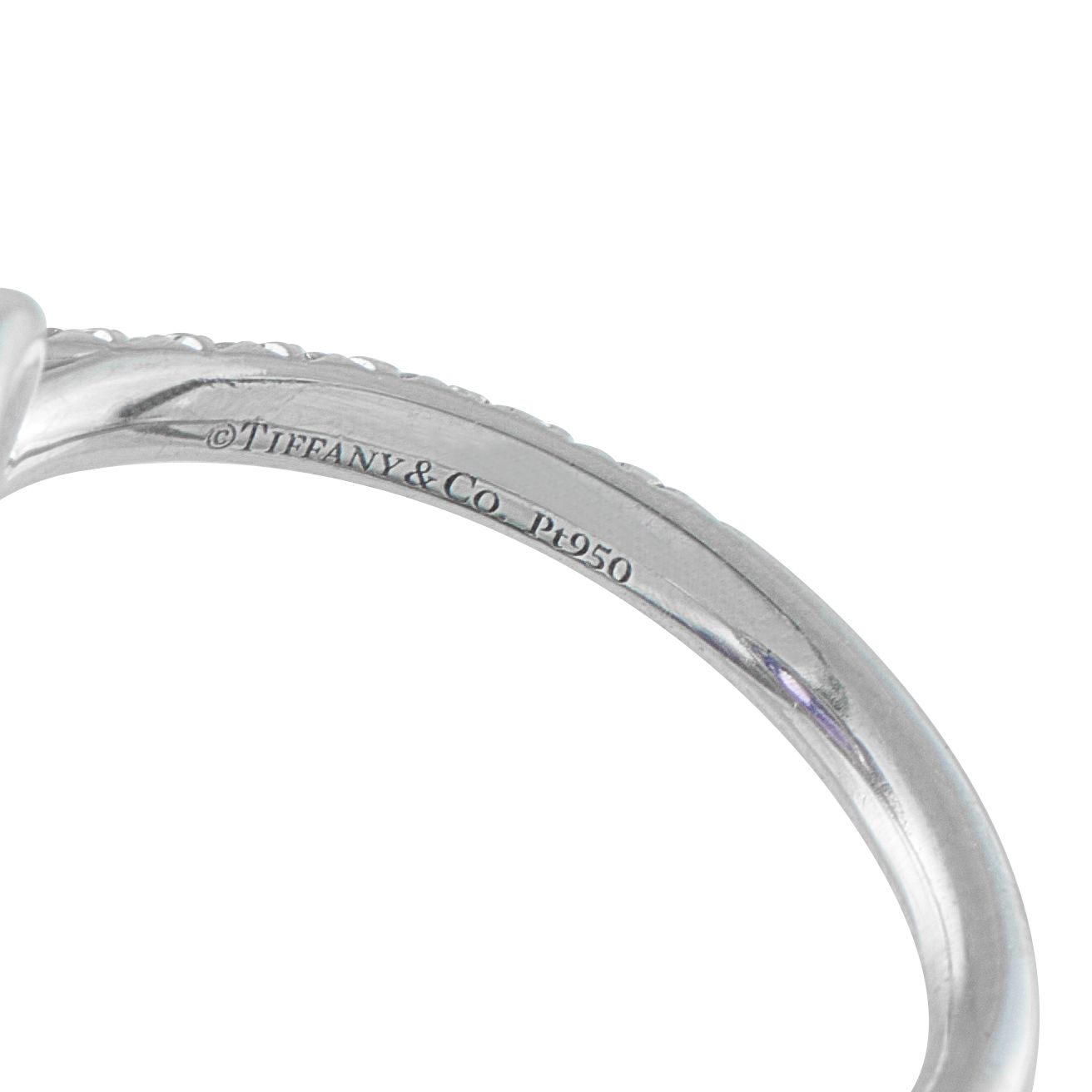 Tiffany & Co.Tiffany & Co. Platinum Diamond and Tanzanite Ring