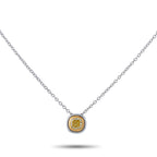 TIFFANY & CO. Tiffany & Co. Platinum 0.40ct Fancy Yellow Diamond Pendant
