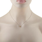 Tiffany & Co. Platinum 0.40ct Fancy Yellow Diamond Pendant