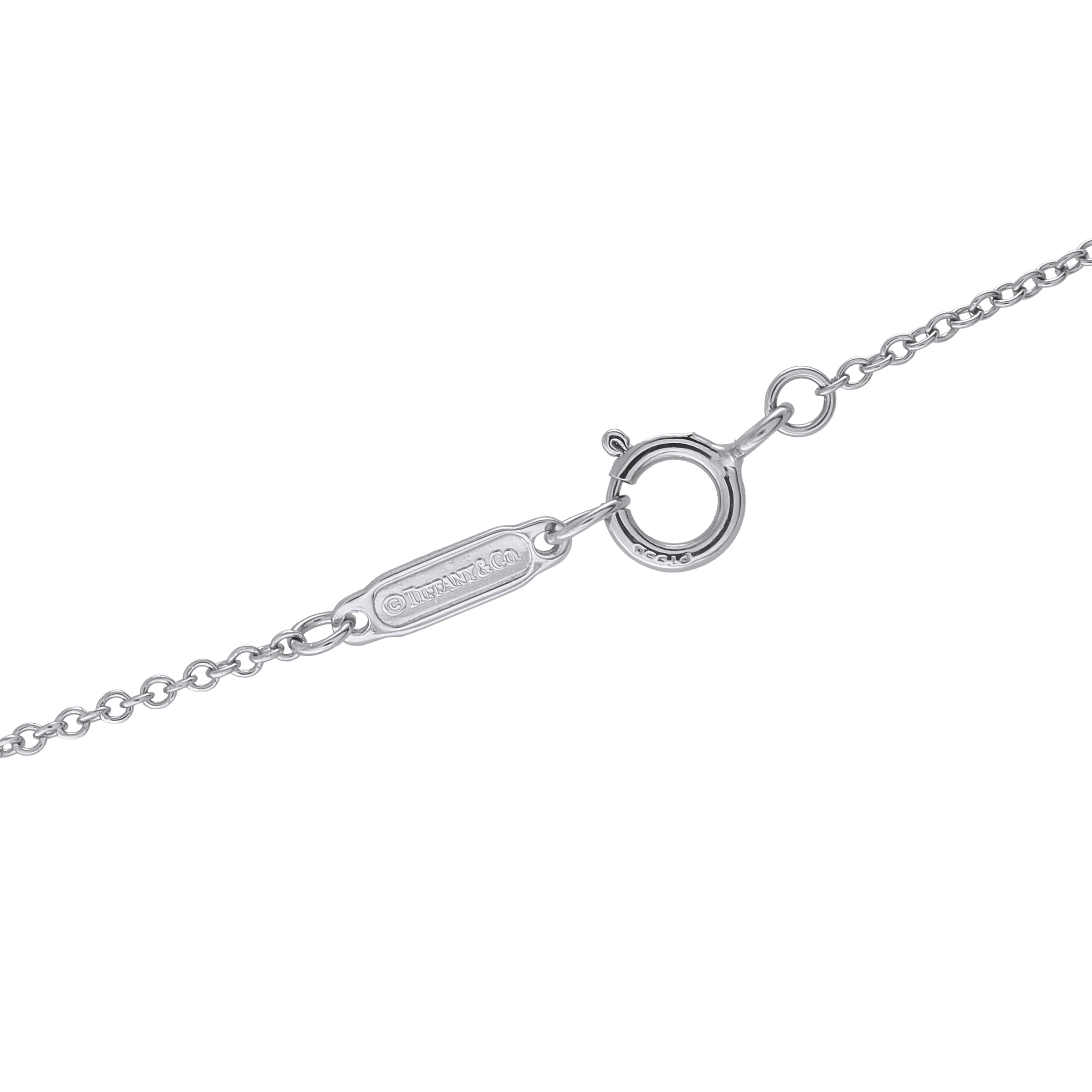 Tiffany & Co. Platinum 0.40ct Fancy Yellow Diamond Pendant