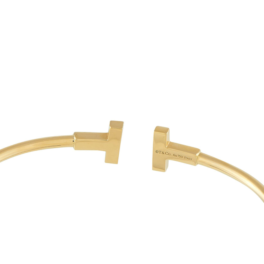 Tiffany & Co. 18K Yellow Gold T Bracelet