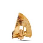 Tiffany & Co. Vintage 18K Yellow Gold Scroll Earrings