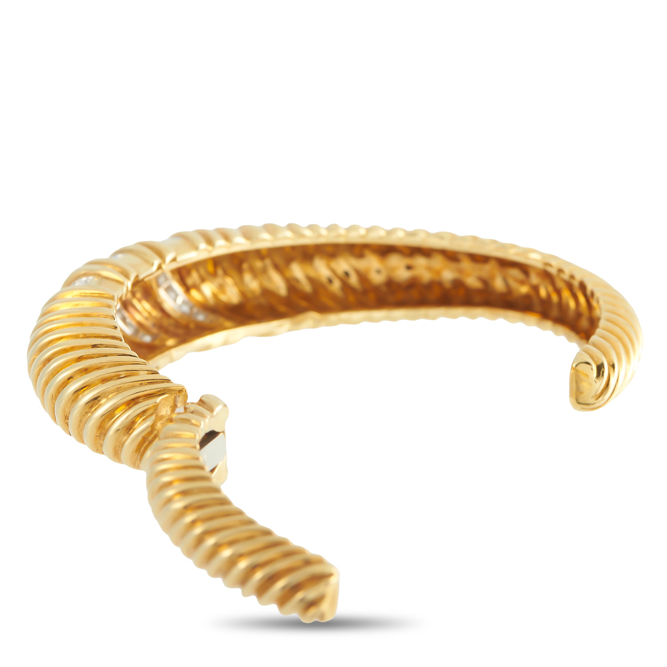 TIFFANY & CO. Tiffany & Co. Vintage 18K Yellow Gold 1.0ct Diamond Bracelet