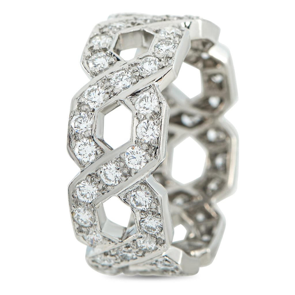 Tiffany & Co. Platinum 1.54ct Diamond Eternity Wide Band