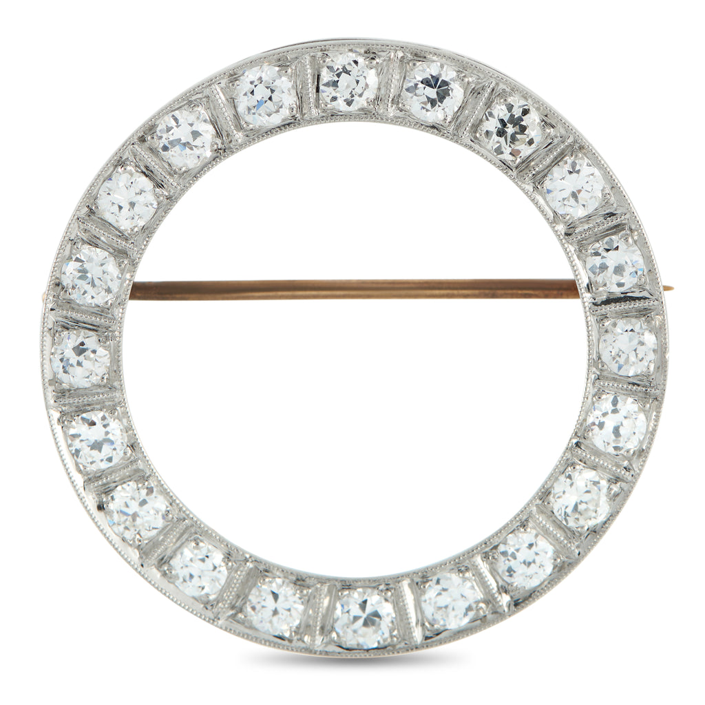 Tiffany & Co. Platinum 2.0ct Diamond Eternity Pin – This Tiffany & Co