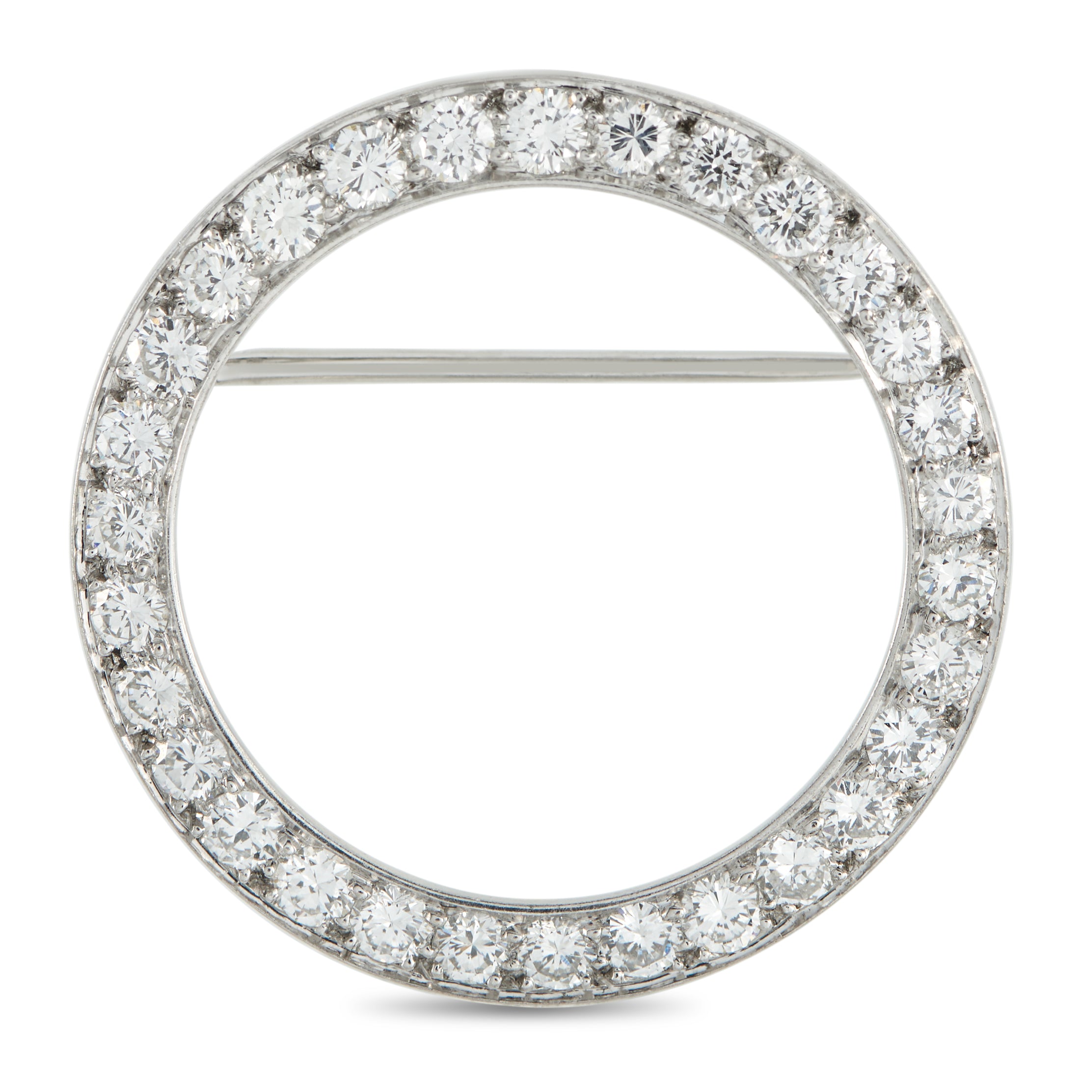 Tiffany & Co. Platinum 2.0ct Diamond Eternity Pin – This Tiffany & Co