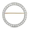 Tiffany & CO. platinum diamond eternity pin