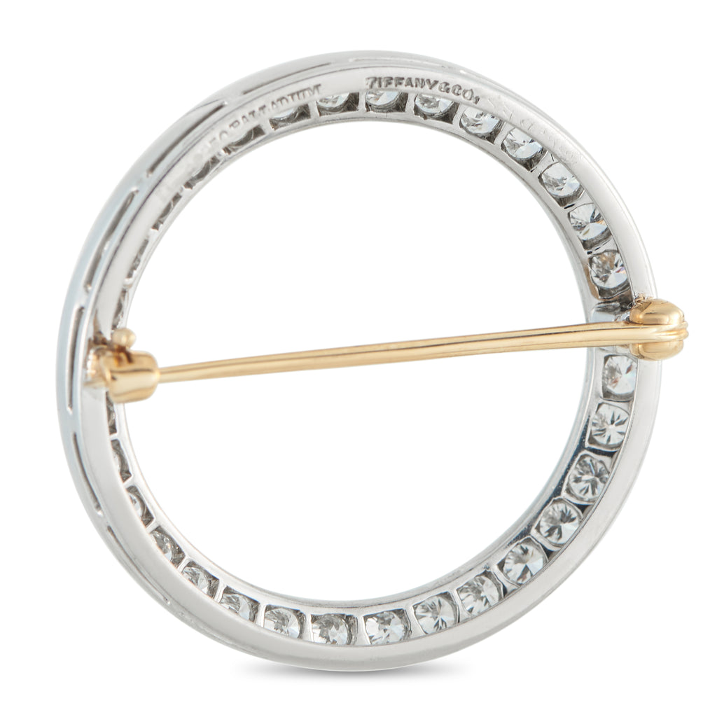 Tiffany & Co. Platinum 2.0ct Diamond Eternity Pin