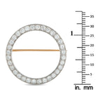 Tiffany & Co. Platinum 2.0ct Diamond Eternity Pin