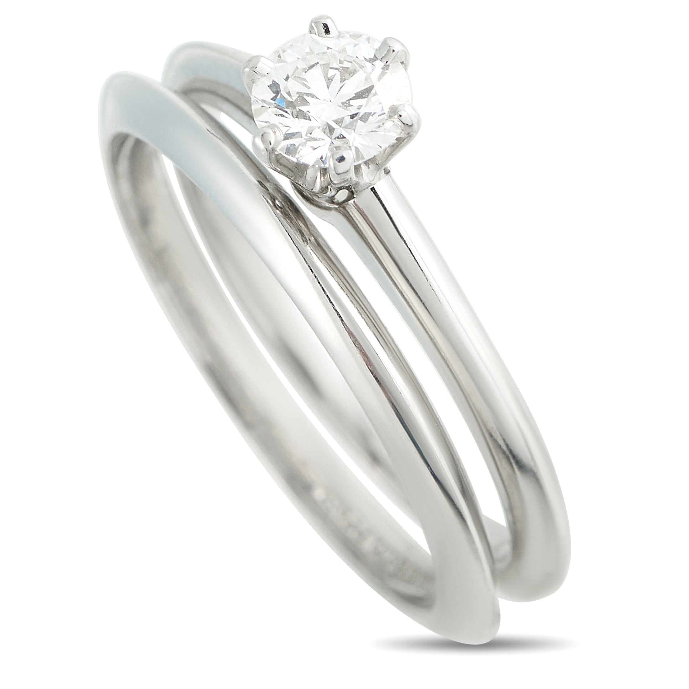 TIFFANY & CO. Tiffany & Co. Platinum 0.45ct Diamond Ring