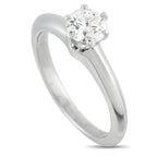 Tiffany & Co. Platinum 0.56ct Diamond Solitaire Ring